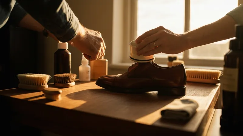 Entretien couleur chaussures de ville homme : le guide