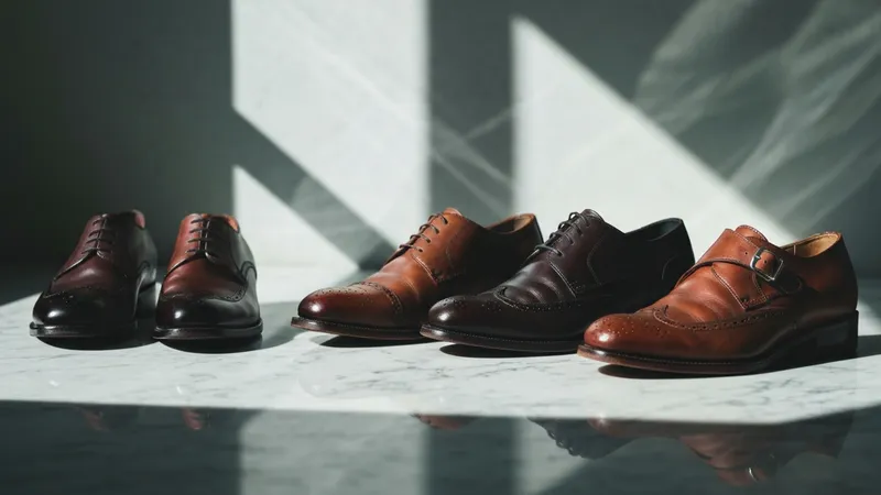Semelle en cuir d'une chaussure de ville homme