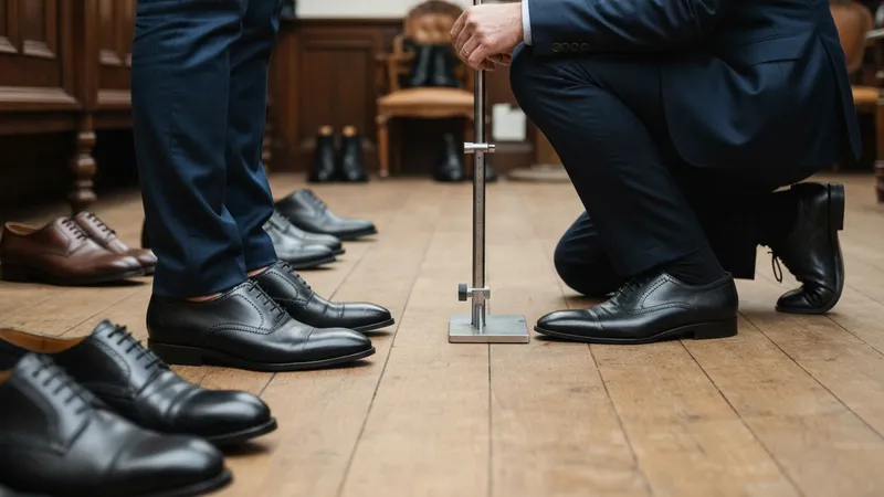 Taille et confort chaussures de ville homme : bien choisir